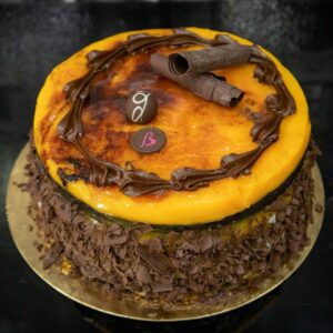Tarta de Galleta, Vainilla y Chocolate